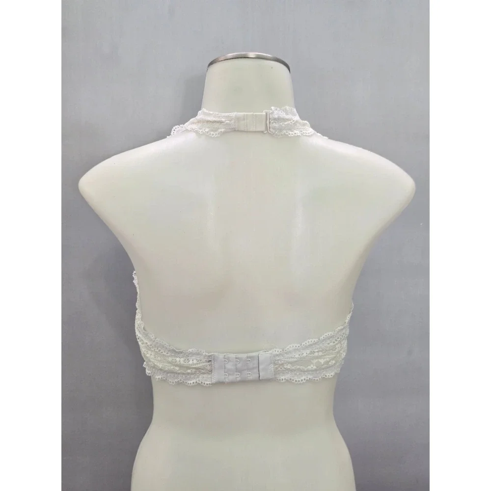 Hanky Panky White Whimsy Romantic Bridal Cottage Lingerie Lace Bralette Medium